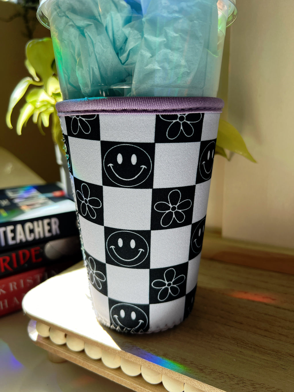 Flowers & Smiles Drink Sleeve - Koozie