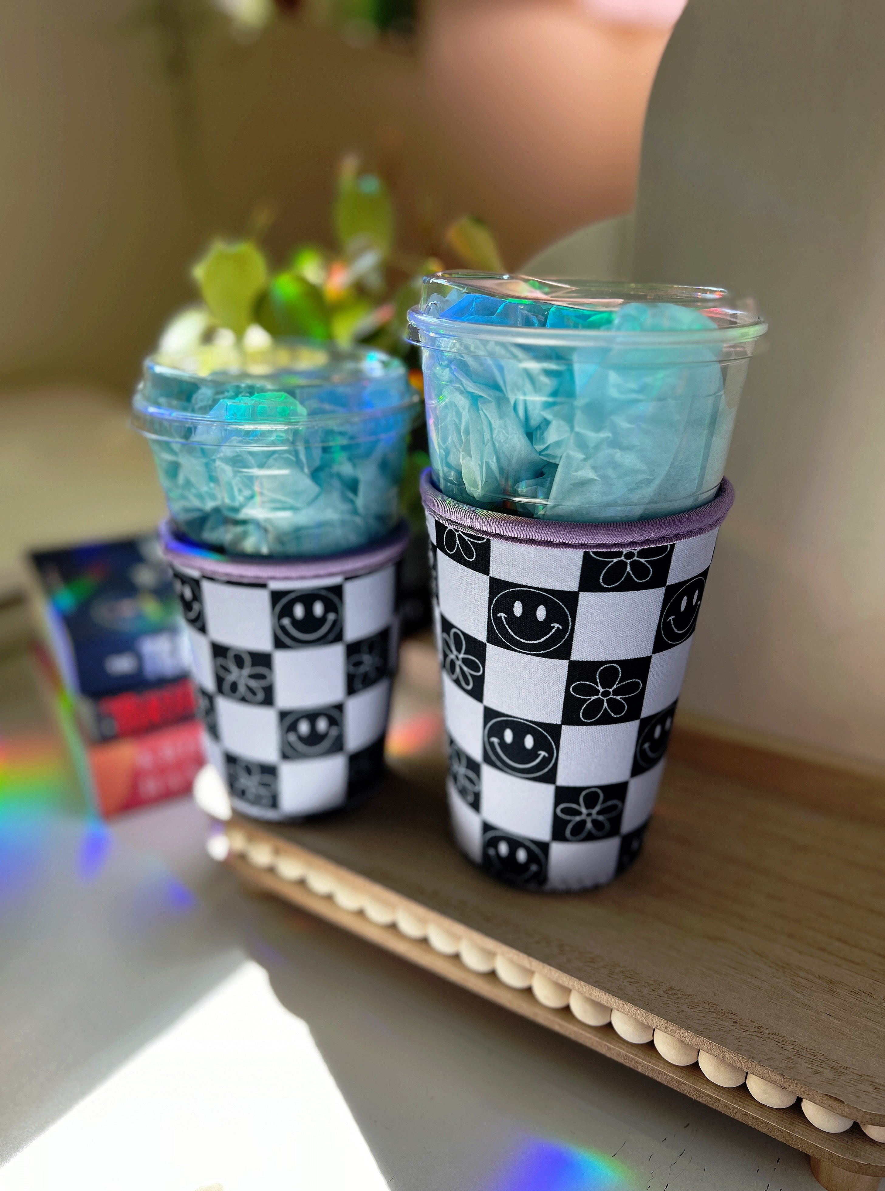 Flowers & Smiles Drink Sleeve - Koozie