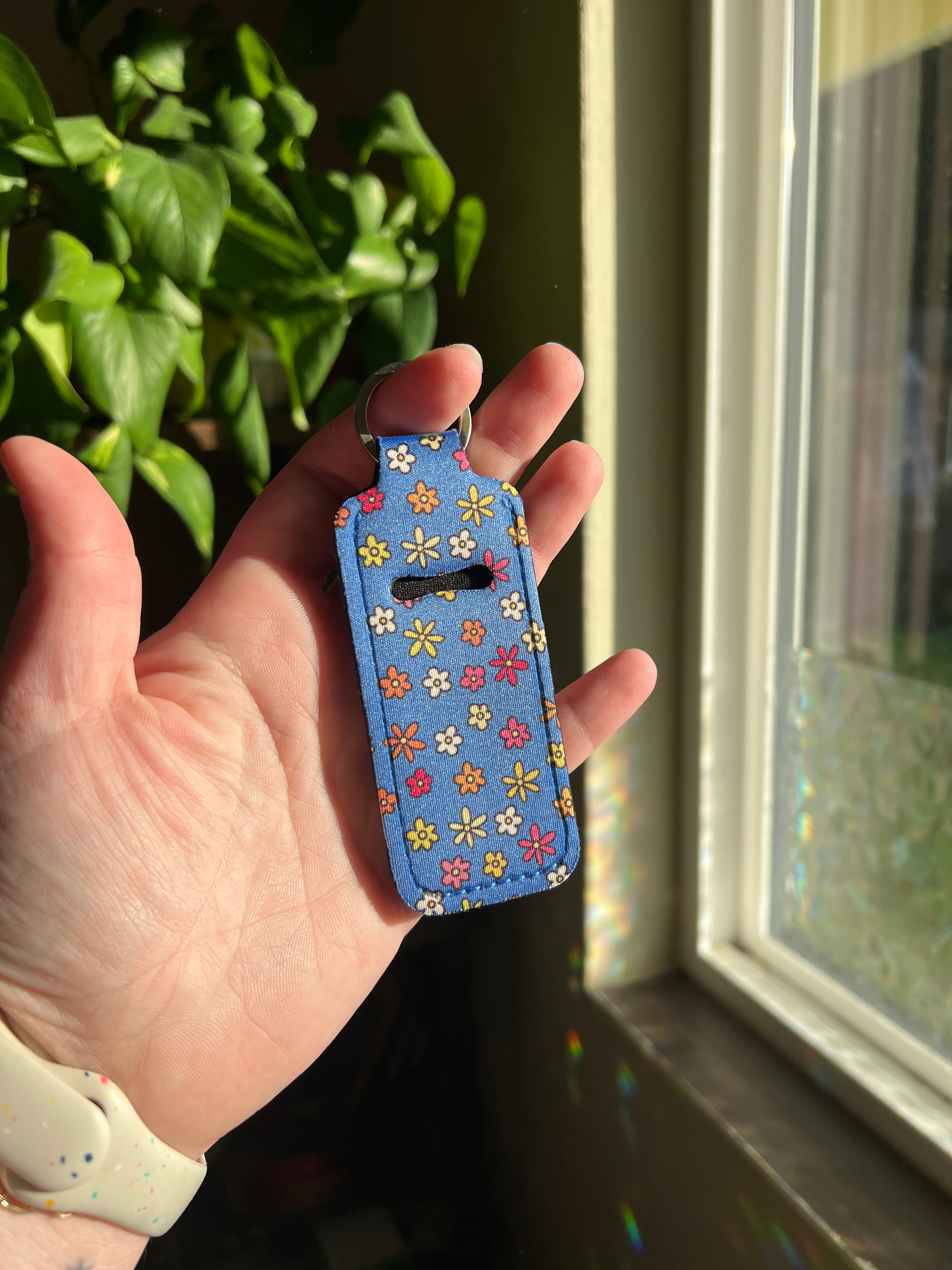 Flowers At Dusk Chapstick Keeper