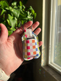 Pastel Checker Sanitizer Keeper