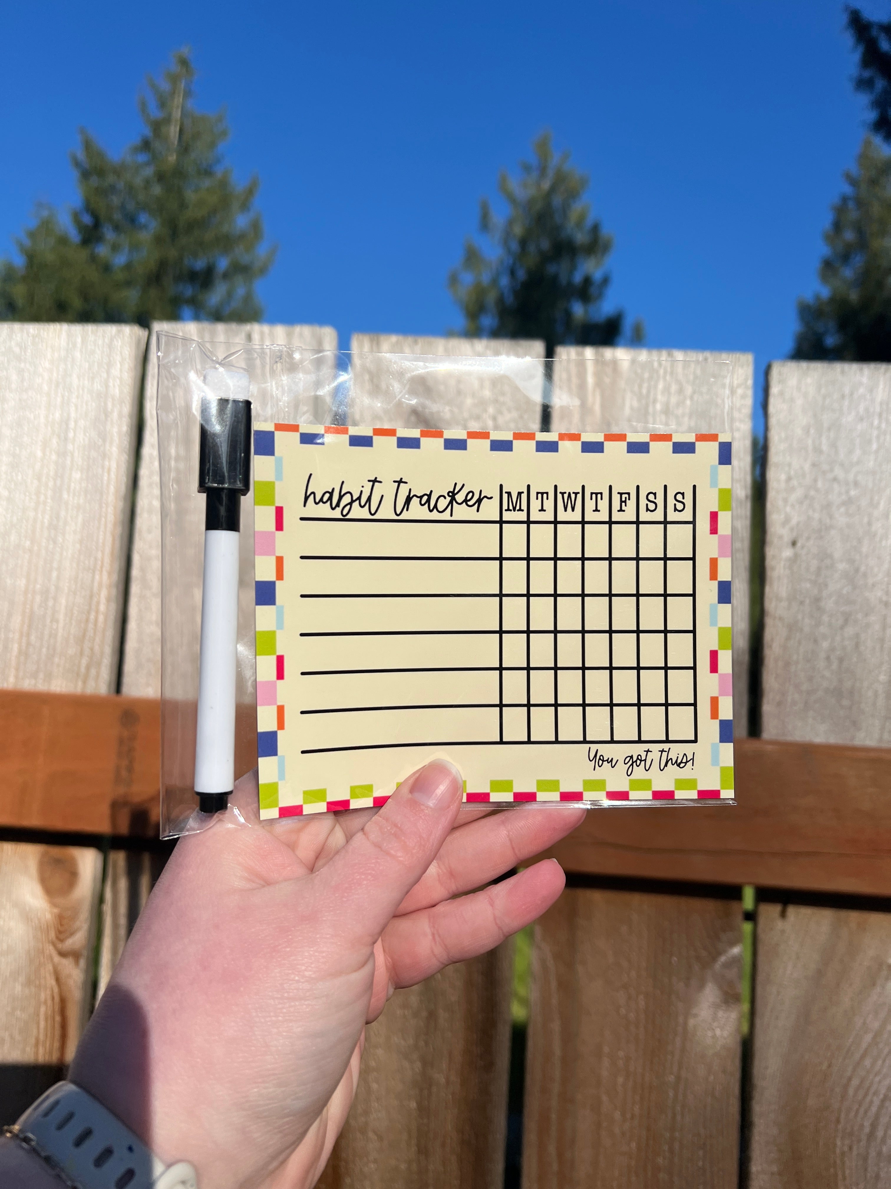 Habit Tracker Magnet