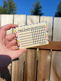 Habit Tracker Sticky Note Pad