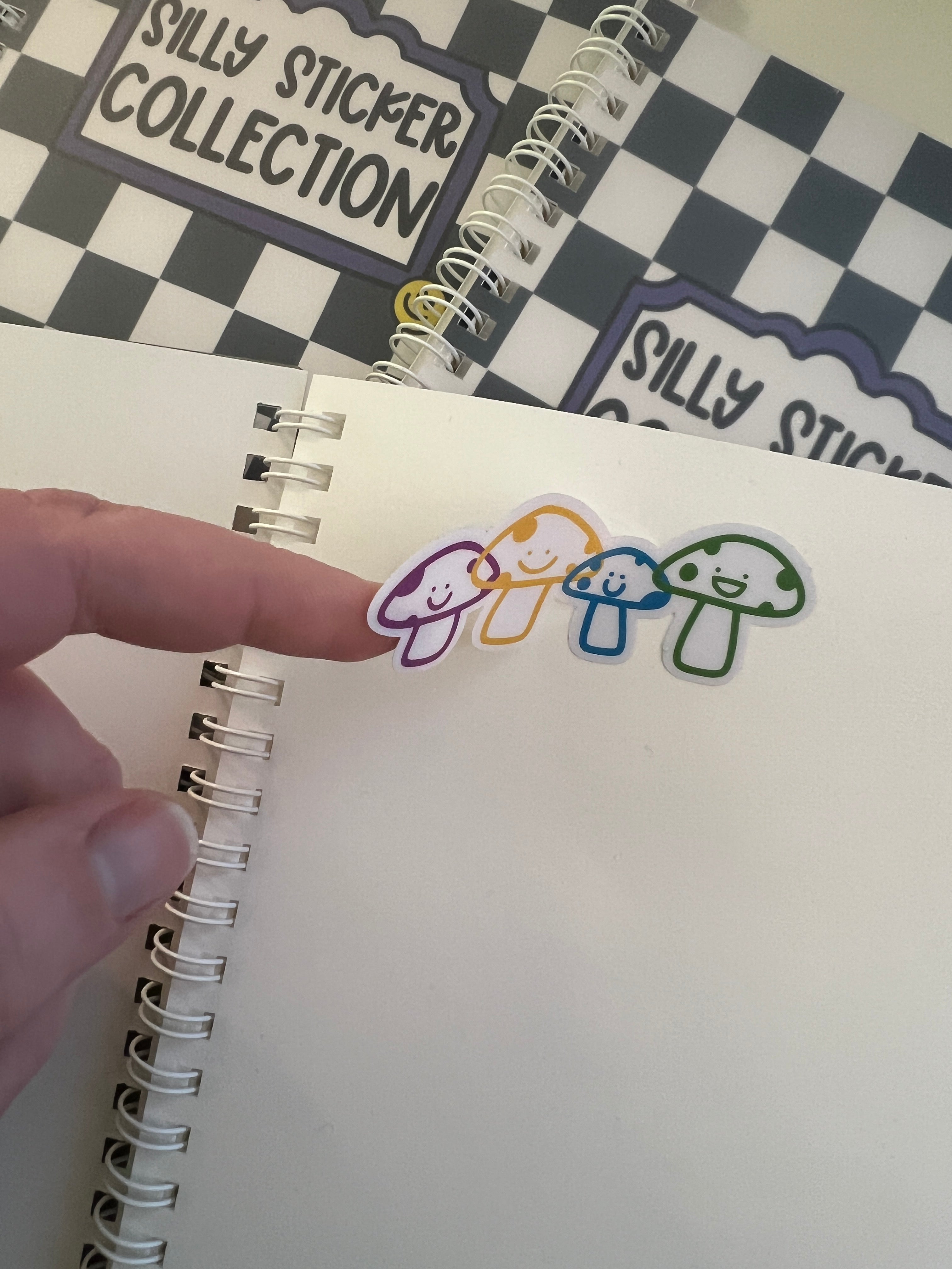 Silly Sticker Collection Keeper - Sticker Release Page Notebooks