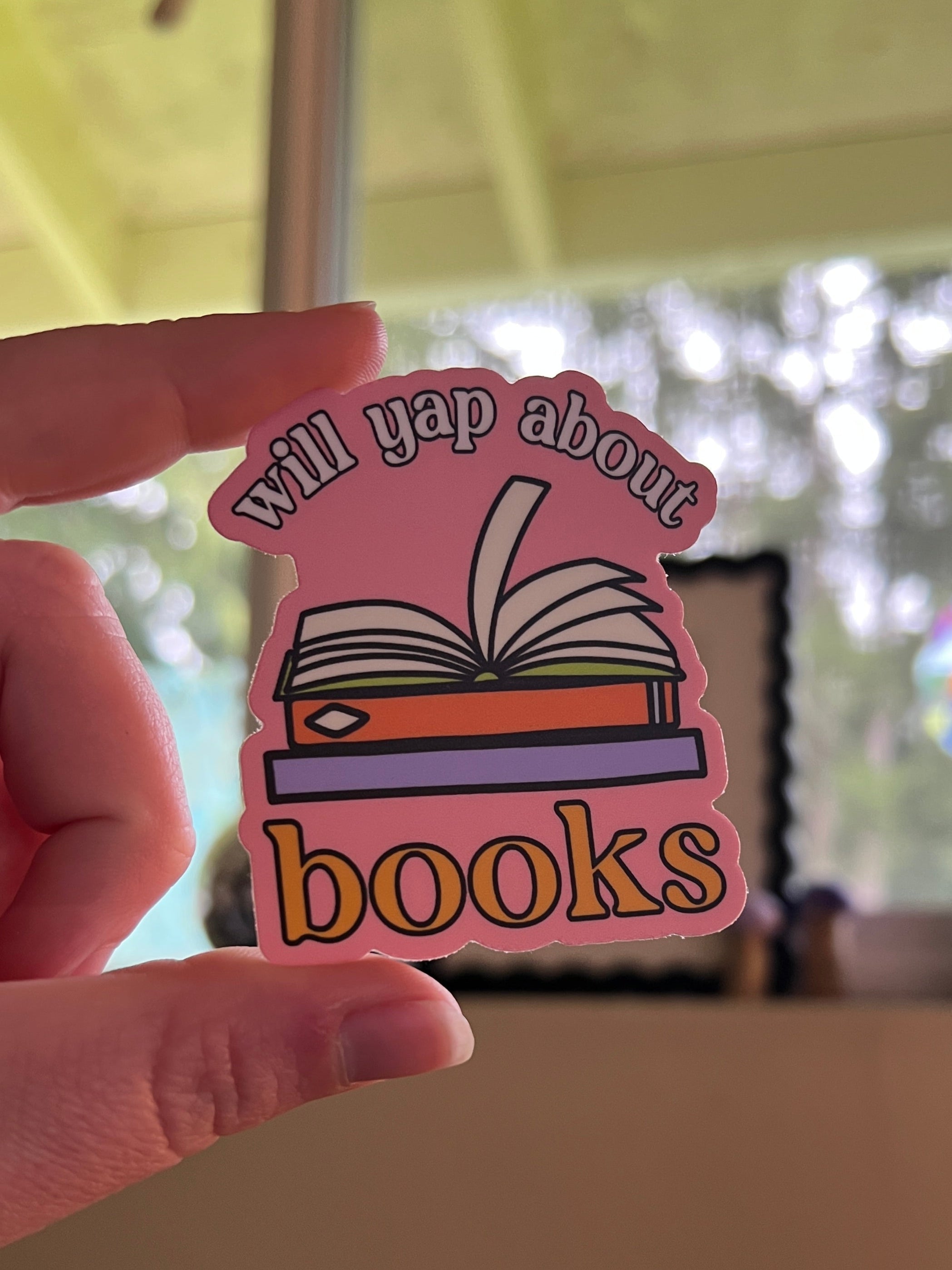 Will Yap About Books Sticker