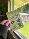 Still Fully Booked Sticker Sheet