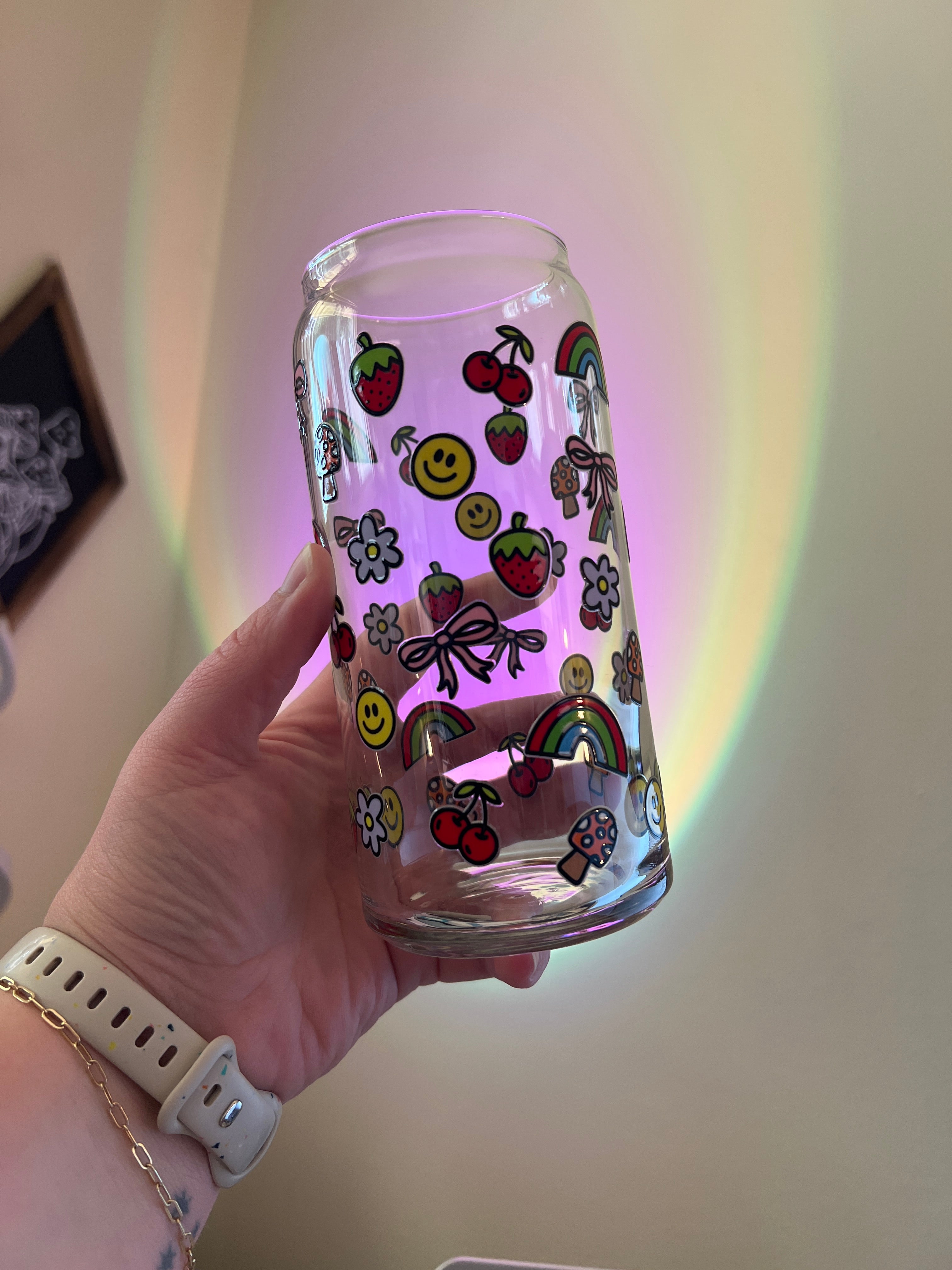 Cutie Icons Glass Can Cup