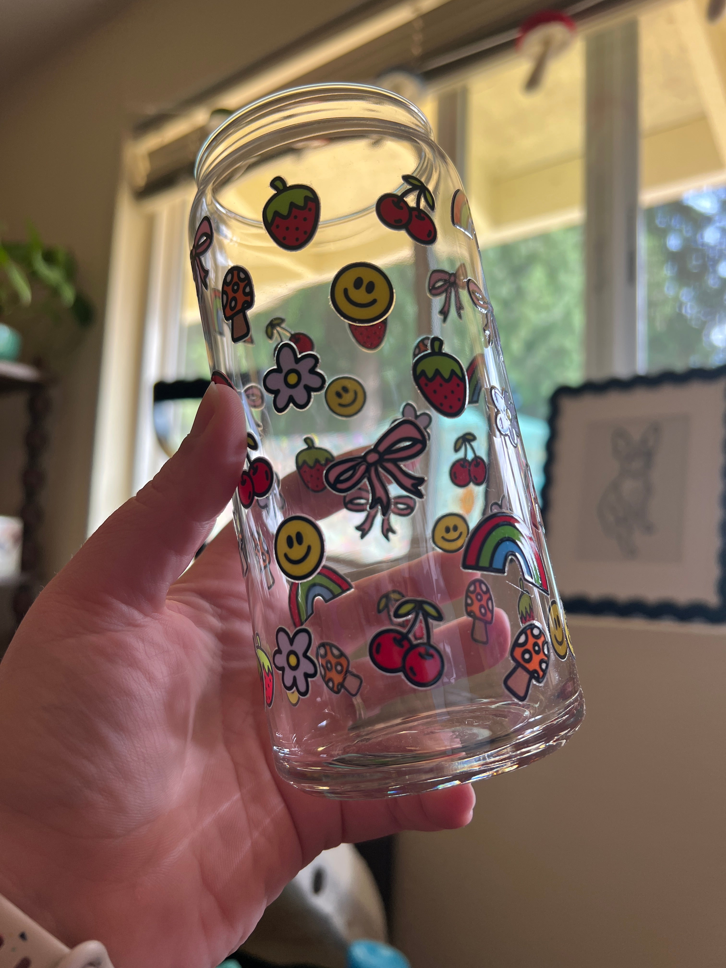 Cutie Icons Glass Can Cup