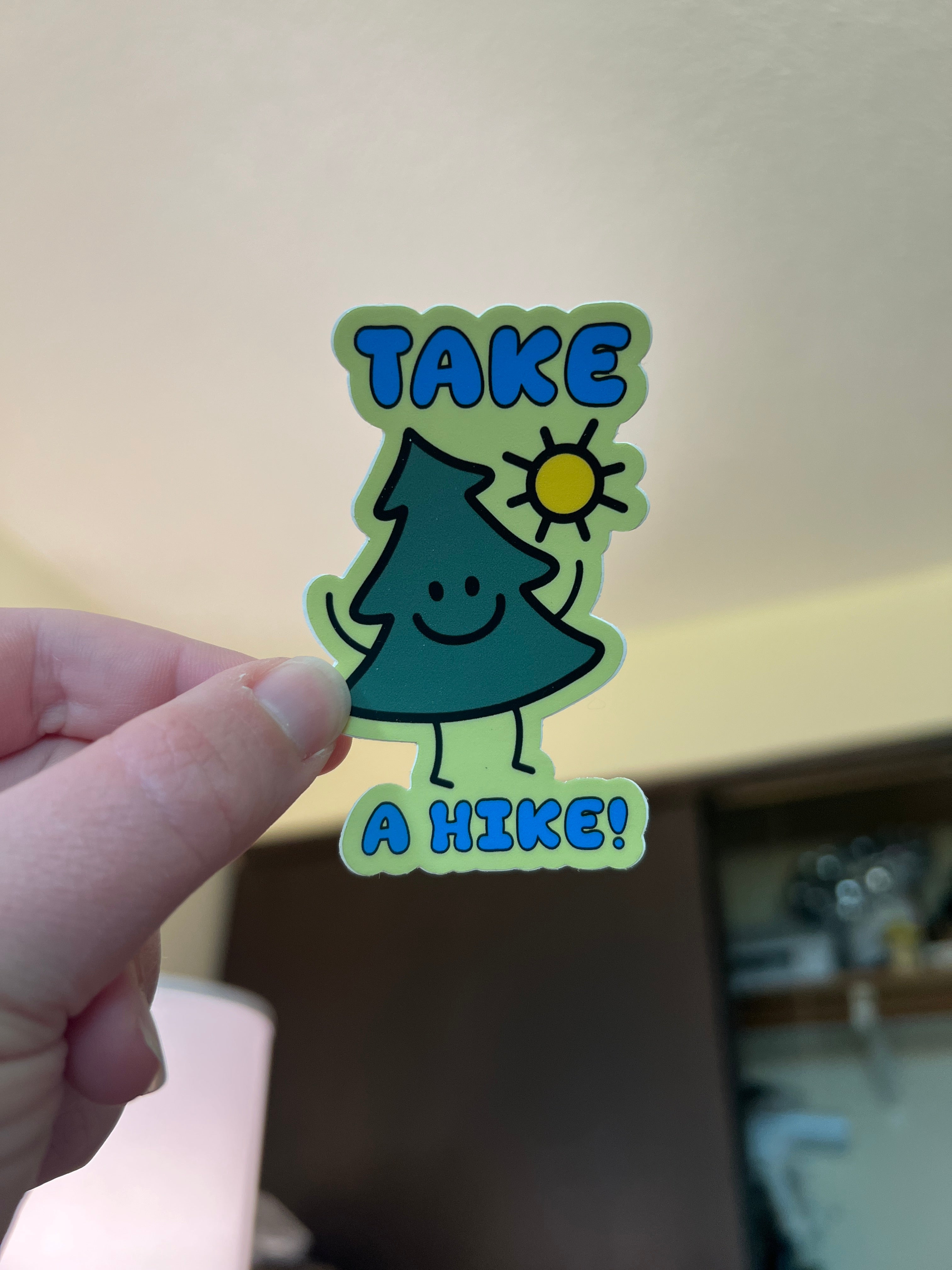 Take A Hike Sticker