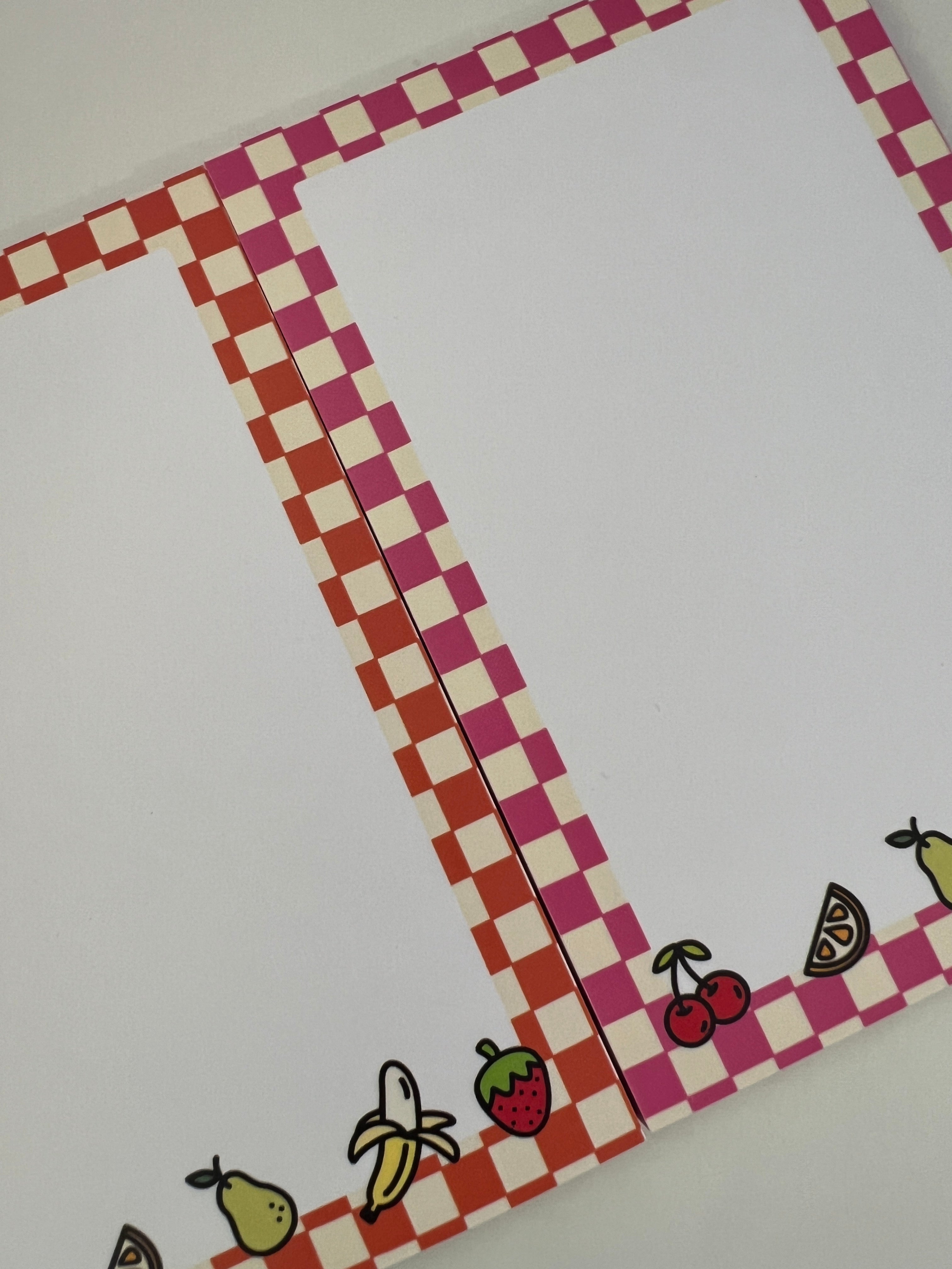 Fruit Salad Sticky Note Pad