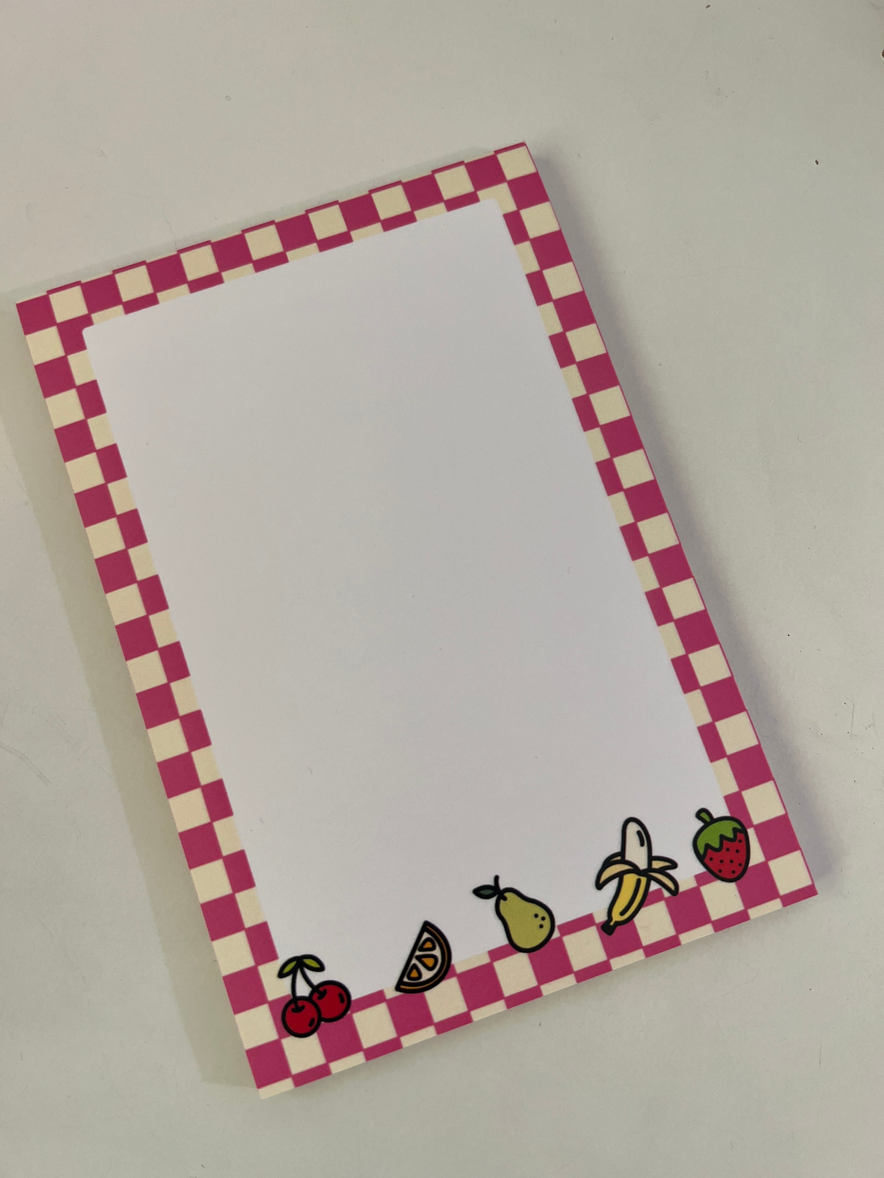 Fruit Salad Sticky Note Pad