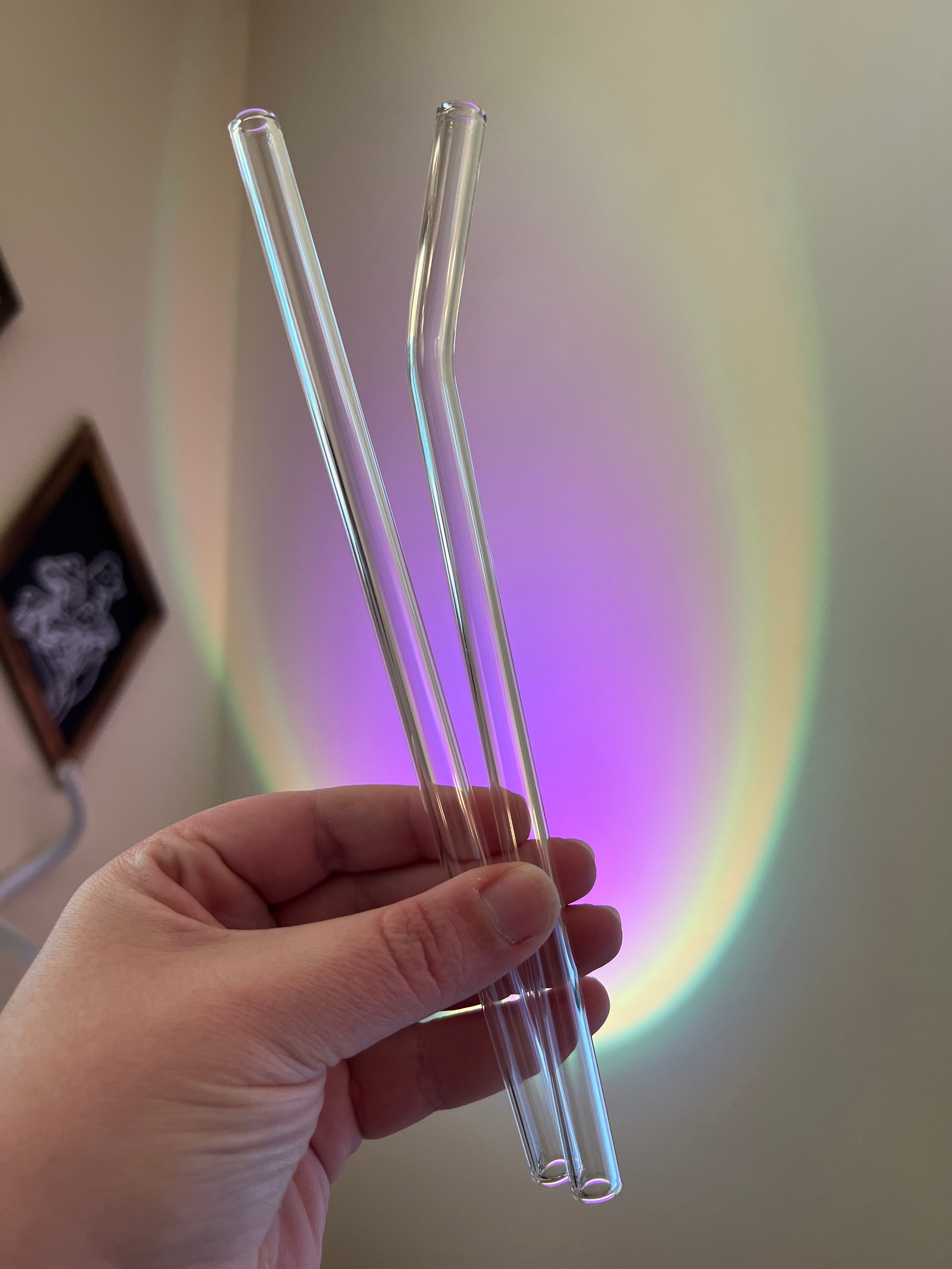 Straight Glass Straws