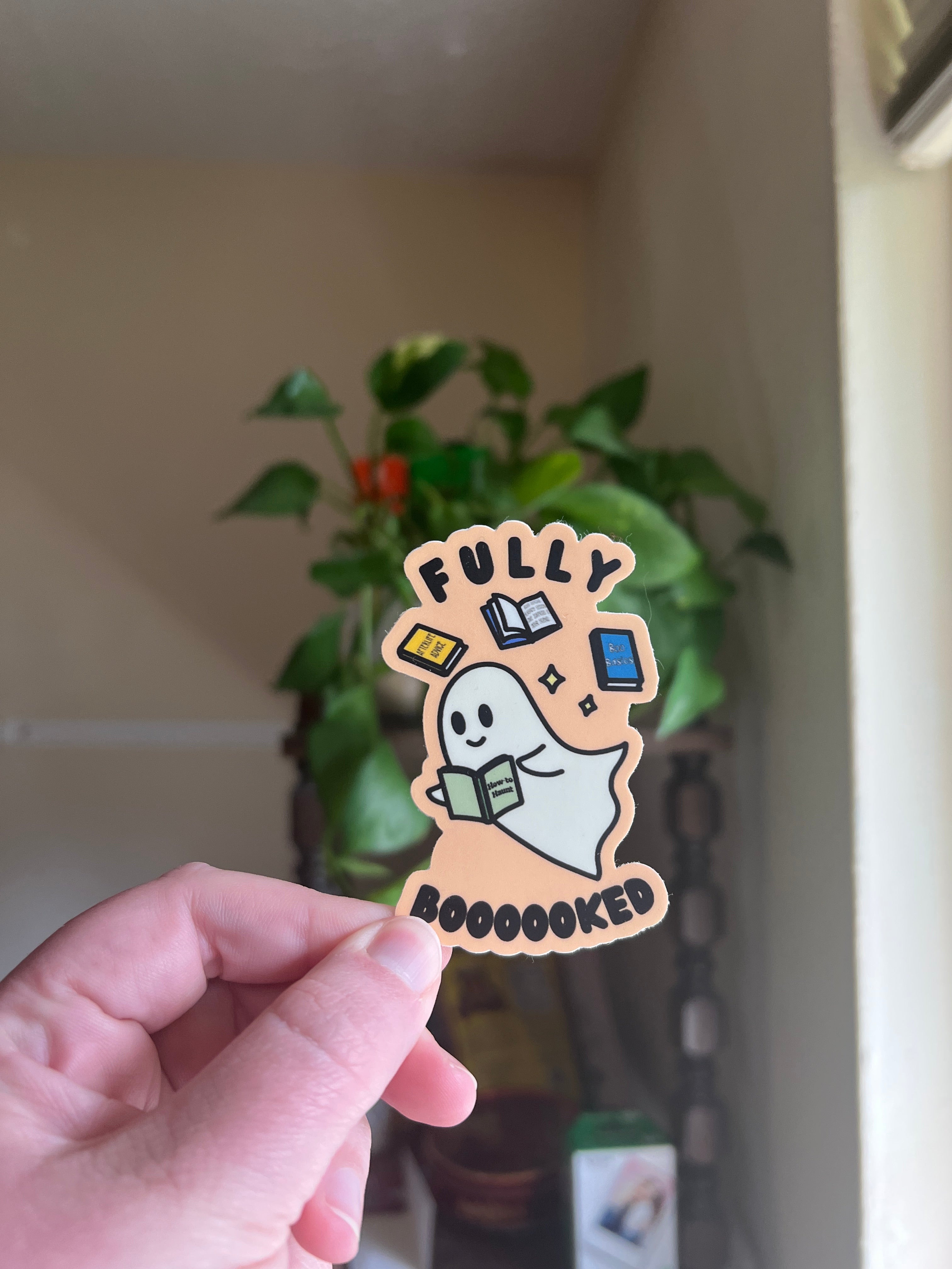 Fully Boooooked Sticker